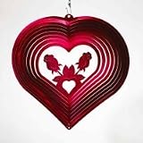 Heart & Roses 12 inch Wind Spinner