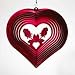 Heart & Roses 12 inch Wind Spinner