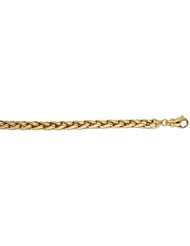 14KT Yellow Wheat 5.7mm Bracelets Length = 7.5