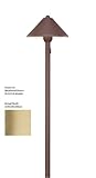 IMAGE OF Troy Landscape R-G231B-UFB Unfinished Brass Path Light Single Light 20 Watt Adjustable Solid Brass P