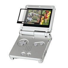 Nintendo Gameboy Advance Retail Packing Premium Reusable LCD Screen Protector with Lint Cleaning Cloth By Ikross