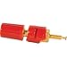 Superior Electric BP21R-B PKG , Binding Post, Single; Miniature Nut; 15A; 1000 V; Gold Plated Brass; Red