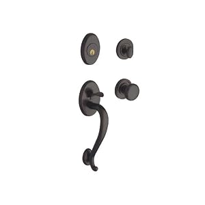 Baldwin 5315.102.ENTR Logan Entrance Door Lock Handleset Oil Rubbed Bronze by 