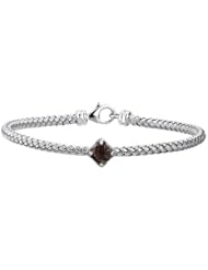 Sterling Silver Smokey Quartz Bracelet