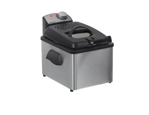 Steba DF 282 Edelstahl Cool Wall Fritteuse Kaltzone 2755 Watt 3.5 Liter