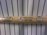 Louisville Slugger Yankee Stadium The Final Season Miniature Baseball Bat