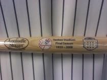Louisville Slugger Yankee Stadium The Final Season Miniature Baseball Bat