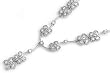 Sterling Silver CZ Necklaces - Butterflies - 16-18" (adjustable) Height: 7mm