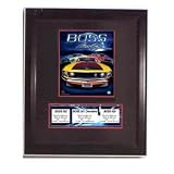 Mustang Boss Yellow Stat Frame