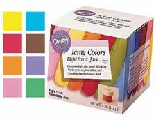 WILTON 8 ICING COLOR KIT .5OZ 601-5577