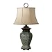 Uttermost 26875 Trussio 1 Light Table Lamp in Dark Mossy Green,