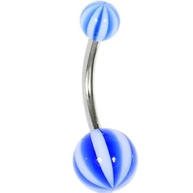 Cabana BEACH BALL Banana Belly Ring by 