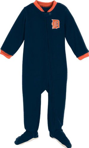 Detroit Tigers Navy adidas Newborn/Infant Blanket Sleeper