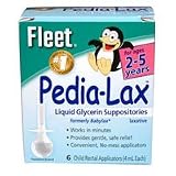 Fleet   Childrens Pedia Lax, Liquid Glycerin Suppositories For Ages 2 5 years 6 ea