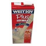 1 Quart Plain WestSoy Plus Soymilk (03-0642) Category: Miscellaneous Beverages and Mixes