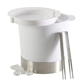 I-Bar Melamine Ice Bucket and Tongs by Form and Function by 