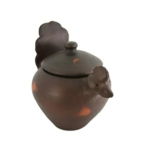Pomaireware Clay Chicken Cookie Jar by Pomaireware Clay Products