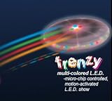NiteIze FlashFlight Frenzy LED Frisbee Flying Disc w Fibre optics