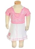 Bebini Baby Cheerleader Dress with Mesh Trim