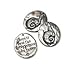 Green Girl Studios Pewter There is time for every purpose under heaven Snail Pendant 23x20mm, 1pc