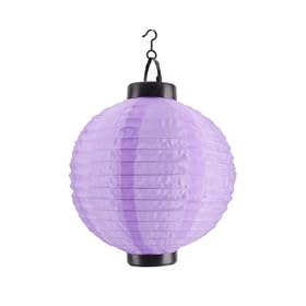 Outdoor Party Automatic Charging Purple Lantern Solar Power Light