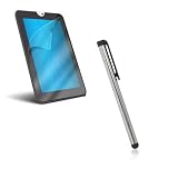 Skque LCD Clear Screen Protector and Silver Touch Stylus Pen for Toshiba Thrive 10.1 Tablet
