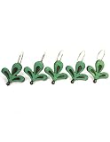 12 Piece Inspiration Leave Curtain Hooks