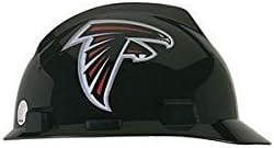 NFL Atlanta Falcons, MSA Hard Hat, V-Gard Cap, 4 Point 1-Touch Suspension by Mine Safety Appliance
