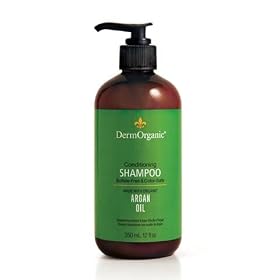DermOrganic Sulfate-Free Conditioning Shampoo with Argan Oil 12 oz