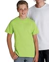 Tagless 6.1 oz Cotton Youth T-shirt by Hanes (Style# 5450)