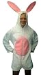 Bunny White Short Jumpsuit Adult Costume