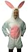 Bunny White Short Jumpsuit Adult Costume