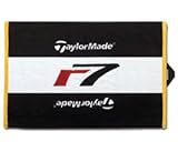 TaylorMade Golf r7 Cart Towel 16x24 - Black/White - 0105062940