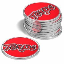 Maryland Terrapins Golf Ball Marker Pack)