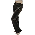 Womens BCBG Max Azria straight cut velvet pants. High quality pants with shining logo on left front and adjustable drawstring at waist. Soft and comfortable pants perfect as loungewear, pajama pants or yoga-wear.
