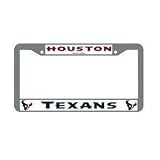 Rico Houston Texans Chrome License Plate Frame