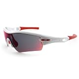 OAKLEY[�I�[�N���[]MODEL NO.09-721j Radar Path ���[�_�[ �p�X �|���b�V���h�z���C�g/���b�h�C���W�E�� �T���O���X[���s�A���i]