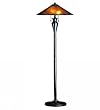 65 Inch H Van Erp Amber Mica Floor Lamp Floor Lamps