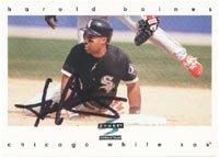 Harold Baines, Chicago White Sox, 1996 Score Autographed Card