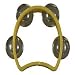 Small 4 Yellow Tambourine