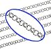 Sterling Silver Round Rolo Chain 3.7mm Wide Bulk By The Foot