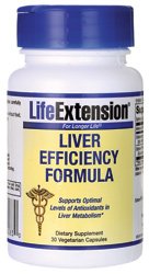 Life Extension Liver Efficiency Formula Vegetarian Capsules, 30 Count