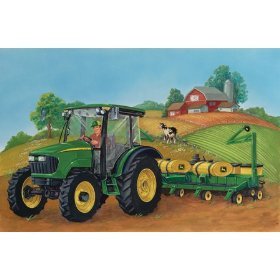 Great American Puzzle Factory John Deere Planting the Fields 36 Piece Puzzle