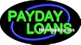 Payday Loans Flashing Neon Sign