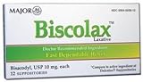 UPC 309045058121 product image for Major Biscolax Laxative Bisacodyl, USP 10 Mg 12 Suppositories (Pack of 2) | upcitemdb.com