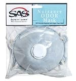 SAS Safety 8712-50 N95 Rated Dust / Chemical Odor Respirator with Exhalation Valve - Single