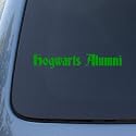 HOGWARTS ALUMNI - Vinyl Car Decal Sticker #A1607 | Vinyl Color: Green