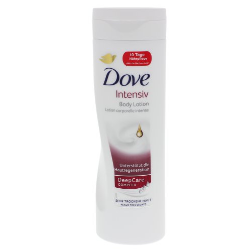 Dove Intensive Body Lotion, (3er Packung) je 250ml /Deep Care complex