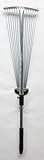 grotto(グロット)ストア W伸縮性ガーデンステンレス製レーキ　熊手
