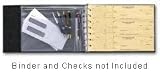 Vinyl Zippered Pocket Organizer for 7 Ring Binders